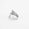 Bague 52 Bague en or blanc 18 carats avec 90 diamants 58 Facettes