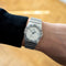 Montre Omega Constellation - Montre à quartz cadran ivoire en acier 58 Facettes