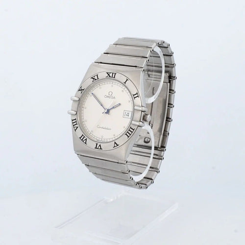 Montre Omega Constellation - Montre à quartz cadran ivoire en acier 58 Facettes