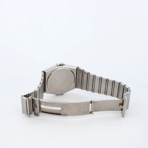 Montre Omega Constellation - Montre à quartz cadran ivoire en acier 58 Facettes