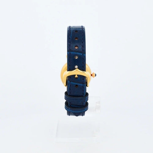 Montre Cartier Must Colisée - Montre femme 24 mm à cadran romain noir 58 Facettes