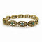 Bracelet Bracelet en or jaune mat et turquoises 58 Facettes