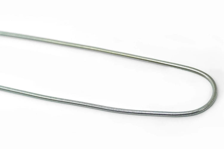 Collier Chaîne serpent en or blanc 18 carats 58 Facettes