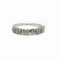Bague 53 Alliance - Bague en or blanc 18 carats et diamants 58 Facettes