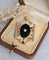 Pendentif Pendentif Art déco octogonal en or rose 18 carats et onyx 58 Facettes 672
