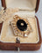 Pendentif Pendentif Art déco octogonal en or rose 18 carats et onyx 58 Facettes 672