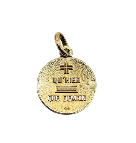 Pendentif AUGIS - Médaille d'Amour en or jaune 58 Facettes 685