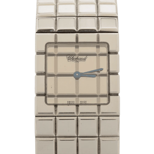 Montre Chopard Ice Cube - Montre en acier avec coffret 58 Facettes