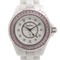 Montre Chanel J12 - Montre en céramique et acier saphirs roses 58 Facettes