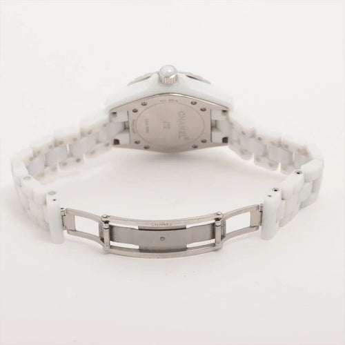 Montre Chanel J12 - Montre en céramique et acier saphirs roses 58 Facettes