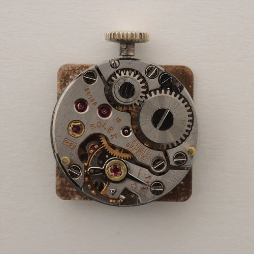 Montre Rolex Precision - Montre vintage en or blanc 18 carats avec coffret 58 Facettes