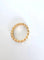 Bague 53 Chirol - Alliance américaine vintage en or jaune 18 carats et diamants 58 Facettes 1766