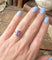 Bague 54.5 Bague solitaire améthyste en or jaune 18 K 58 Facettes AA 1602