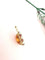 Pendentif MATY - Pendentif cabochon d’ambre en or jaune 18 K 58 Facettes AA 1620