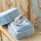 Bague 56.5 Bague en or blanc 18 K saphir et diamants 58 Facettes AA 1651
