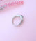 Bague 56.5 Bague en or blanc 18 K saphir et diamants 58 Facettes AA 1651