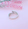 Bague 56.5 Bague en or blanc 18 K saphir et diamants 58 Facettes AA 1651