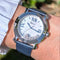 Montre Chopard Happy Sport - Montre en acier, cadran nacre, 7 diamants, saphir 58 Facettes