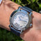 Montre Chopard Happy Sport - Montre en acier, cadran nacre, 7 diamants, saphir 58 Facettes