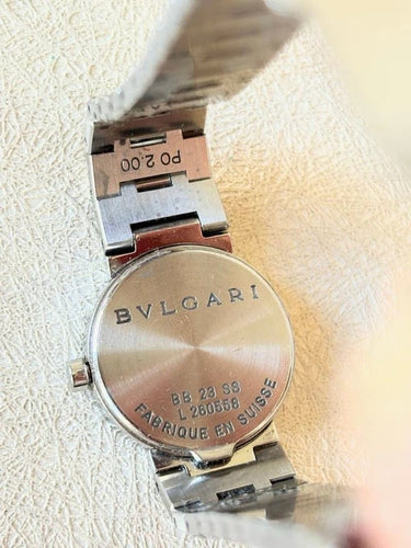 Montre BVLGARI - Montre en acier modèle BB23SS 23 mm 58 Facettes WC-2025-1842