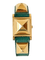 Montre Hermès Médor - Montre en plaqué or, cuir vert 58 Facettes WC-2025-1884
