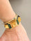 Montre Hermès Médor - Montre en plaqué or, cuir vert 58 Facettes WC-2025-1884