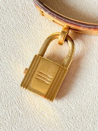 Montre Hermès Kelly - Montre à quartz avec bracelet cuir marron 58 Facettes WC-2025-1813