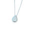 Pendentif Pendentif goutte en or blanc 18 carats et diamants 58 Facettes