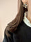 Boucles d'oreilles Boucles d’oreilles fleurs en or jaune 14 carats, saphirs et diamants 58 Facettes