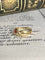 Bague 49 Bague serpent enroulé en or jaune 18k et rubis 58 Facettes