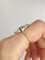 Bague 50.5 Bague Art déco pavée en or jaune 18K et platine, saphirs et diamants 58 Facettes
