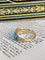 Bague 58 Bague fleur ancienne en or jaune 18K, perles et turquoises 58 Facettes