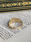 Bague 58 Bague fleur ancienne en or jaune 18K, perles et turquoises 58 Facettes
