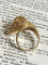 Bague 59 Bague tête de bélier en or jaune 18K et rubis 58 Facettes