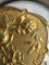 Pendentif Pendentif porte-photo Art nouveau en or jaune et or vert 18K 58 Facettes