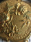 Pendentif Pendentif porte-photo Art nouveau en or jaune et or vert 18K 58 Facettes