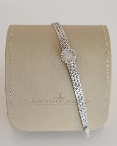 Montre Jaeger-LeCoultre - Montre femme en or blanc et diamants 58 Facettes JLC-400