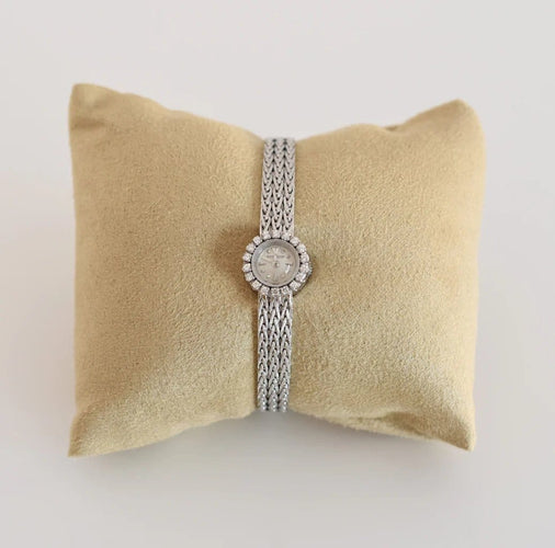 Montre Jaeger-LeCoultre - Montre femme en or blanc et diamants 58 Facettes JLC-400
