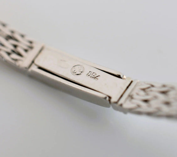 Montre Jaeger-LeCoultre - Montre femme en or blanc et diamants 58 Facettes JLC-400