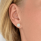 Boucles d'oreilles Clous d’oreilles n° 70 en or jaune 18 carats et diamants 58 Facettes INV070