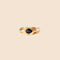 Bague 52 Bague jonc n° 102 en or jaune et or blanc 18 carats, saphir 58 Facettes