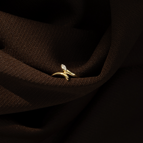 Bague 58 Bague serpent - Bague en or jaune et diamants 58 Facettes INV021