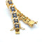 Bracelet Bracelet en or jaune 22 carats serti de saphirs et diamants 58 Facettes 1.0002546/1