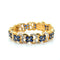 Bracelet Bracelet en or jaune 22 carats serti de saphirs et diamants 58 Facettes 1.0002546/1