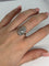 Bague 54 Bague ancienne en or blanc 18K et diamants (0,50 ct) 58 Facettes 1417