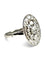 Bague 54 Bague ancienne en or blanc 18K et diamants (0,50 ct) 58 Facettes 1417