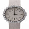 Montre Wilhelm - Montre en or gris 18 carats, cadran serti de diamants 58 Facettes