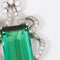 Pendentif Pendentif - Tourmaline et diamants en platine vers 1920 58 Facettes