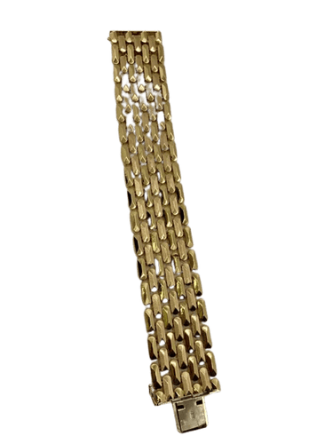 Bracelet Bracelet vintage en or jaune 18 ct, années 1970 58 Facettes