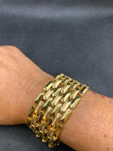 Bracelet Bracelet vintage en or jaune 18 ct, années 1970 58 Facettes